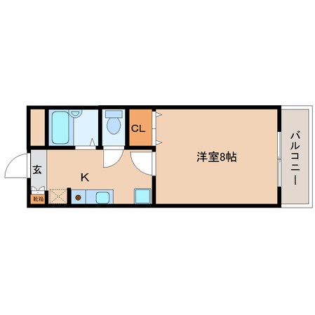 近鉄奈良駅 徒歩13分 2階の物件間取画像